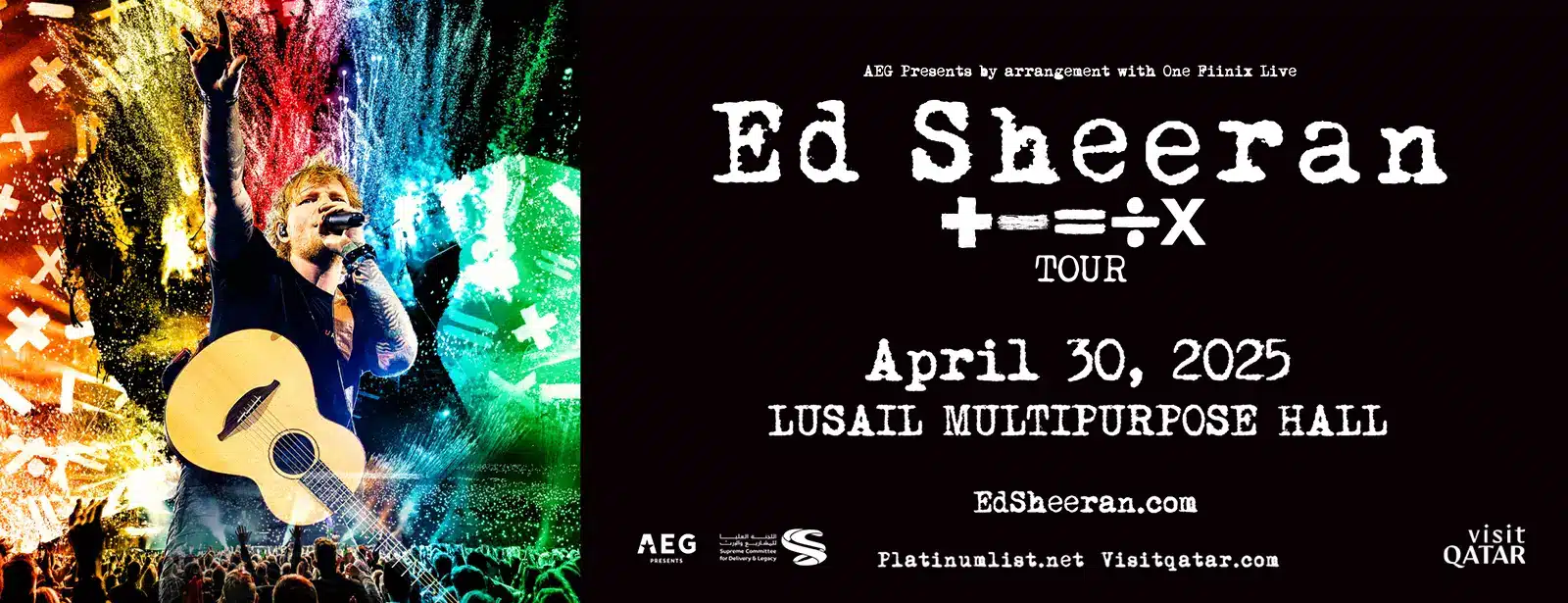 Ed Sheeran: +-=÷x Tour, Doha